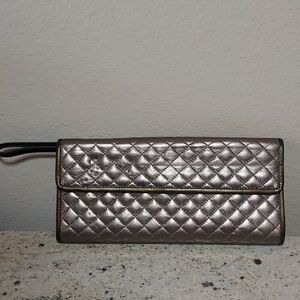 Saks Fifth Avenue Bronze Wristlet/Cluch Bag.